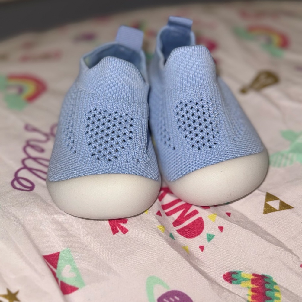 Kids Blue Slip-On Shoes